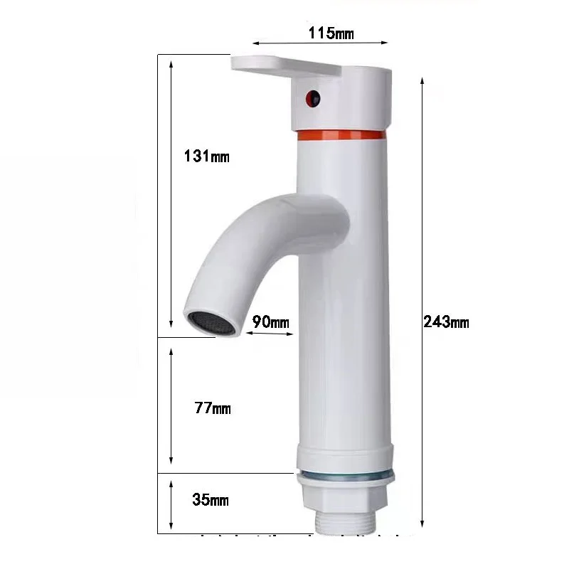 1Pcs POM Plastic Basin Faucet for Bathroom Sink Hot And Cold Water Outlet Hand Washing Faucet