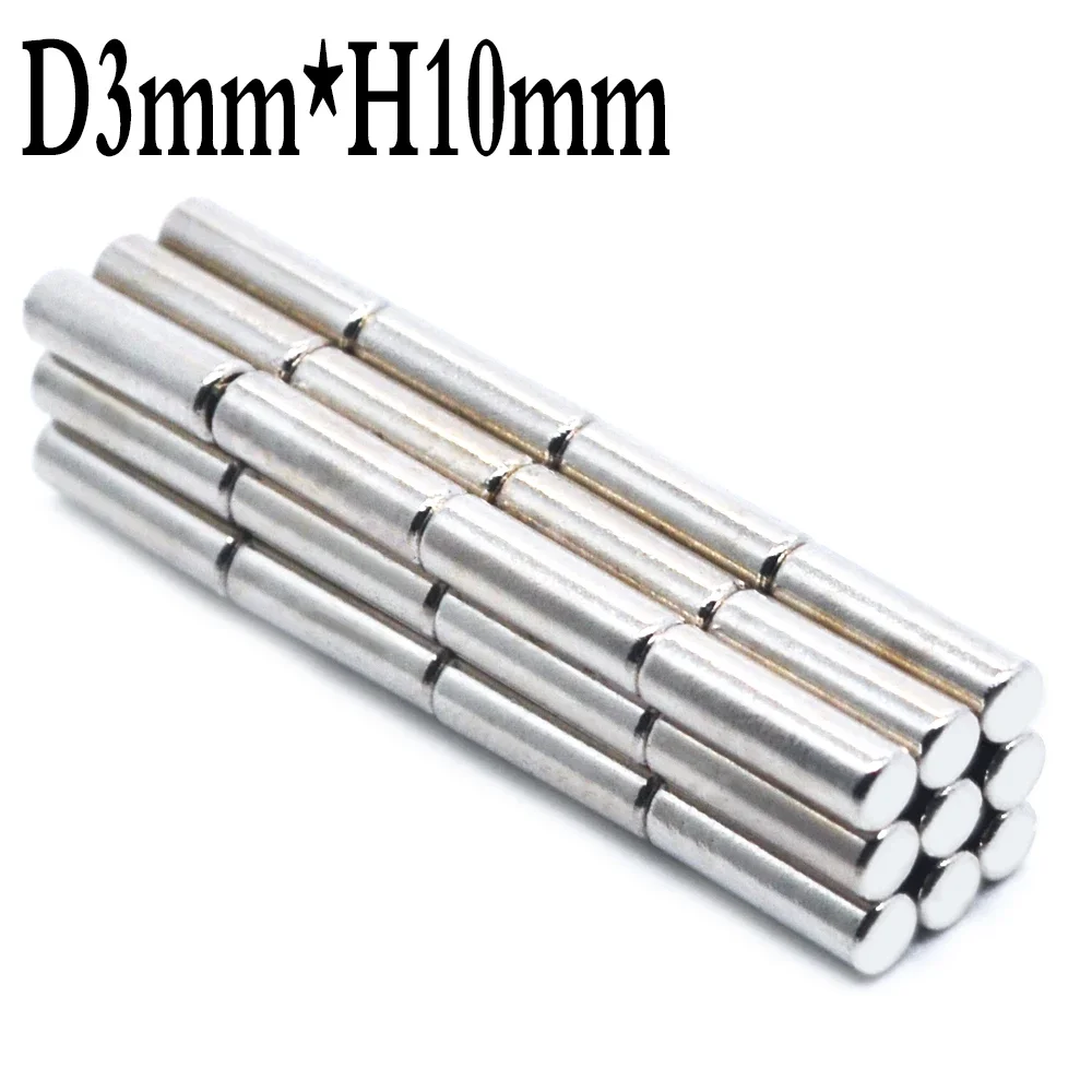 100~500Pcs N35 Round Magnet 3x1 3x1.5 3x2 3x4 3x5 3x10 Neodymium Magnet Permanent NdFeB Super Strong Powerful Magnets 3*1 3*2 mm