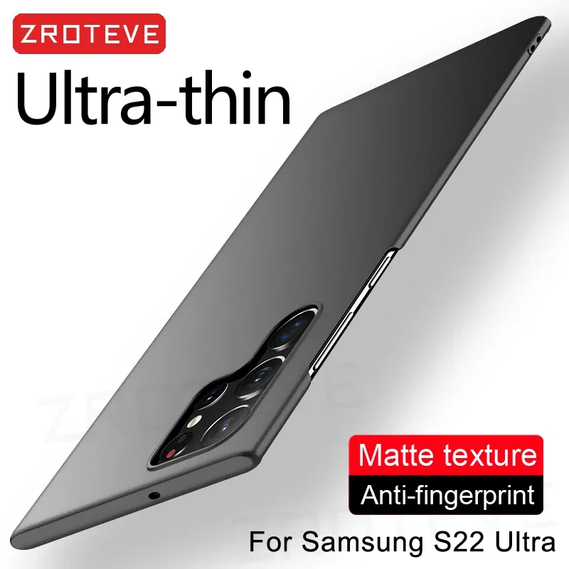 Note20 Ultra Case Zroteve Slim Hard PC Matte Cover For Samsung Galaxy Note 20 8 9 10 Lite S10 S9 S21 FE S20 S22 S23 Plus Cases