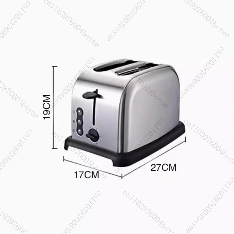 Long Extra-Wide Slots with Removable Tray Cancel/Defrost/Reheat Functions Toaster Full Stainless Steel Toaster