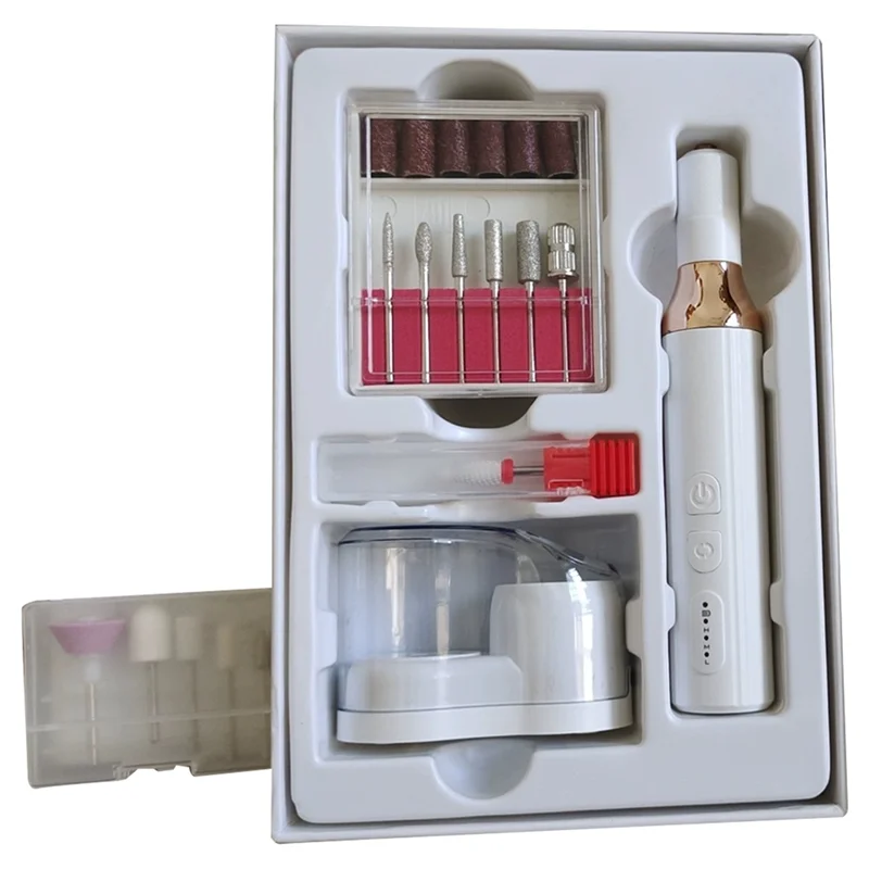 A40T Akku-elektrischer Maniküre-Schleifer, kabelloser elektrischer Nagelbohrer, elektrischer Nagelentferner