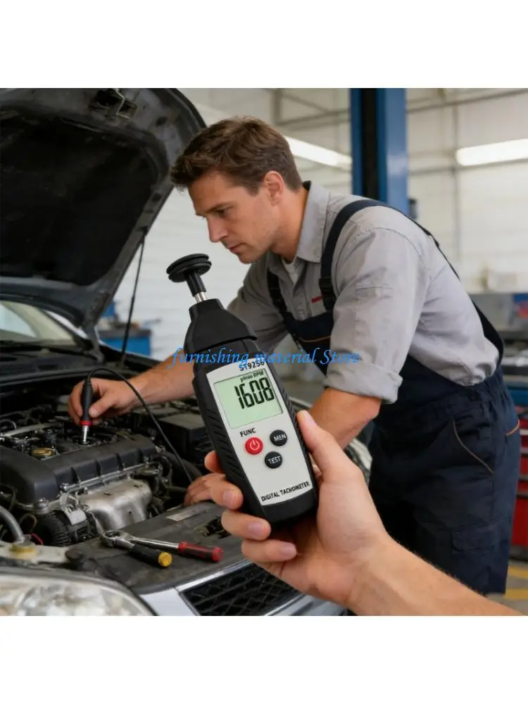 Y5GD Multiple Purpose Tachometer Delivering 99999 Reading Limit And double Mode Selection For Accurate Measurements