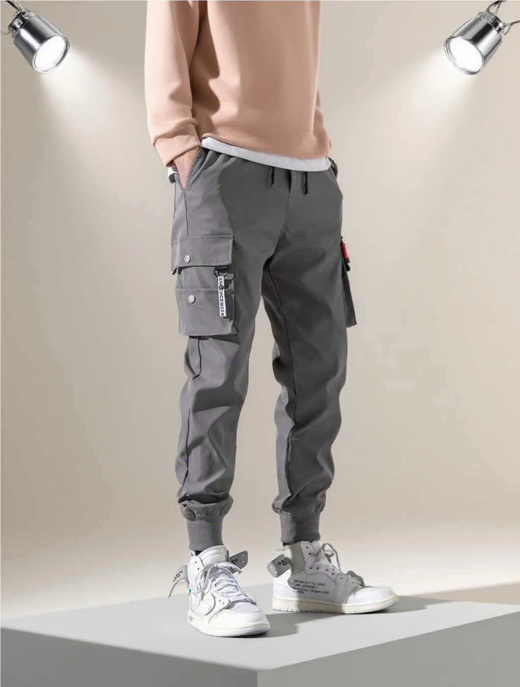 

2025 новые мужские рабочие брюки, тактические брюки, повседневные тренировочные брюки с несколькими карманами, повседневные брюки для бега и пешего туризма