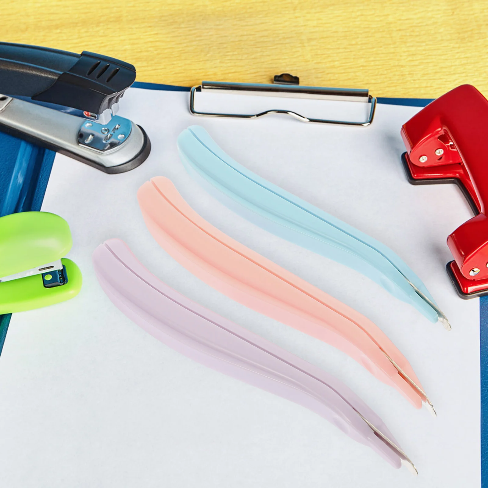 Removedor de uñas magnético, útil extractor de grapas, elevador de mano, suministros de oficina multiusos, grapadora