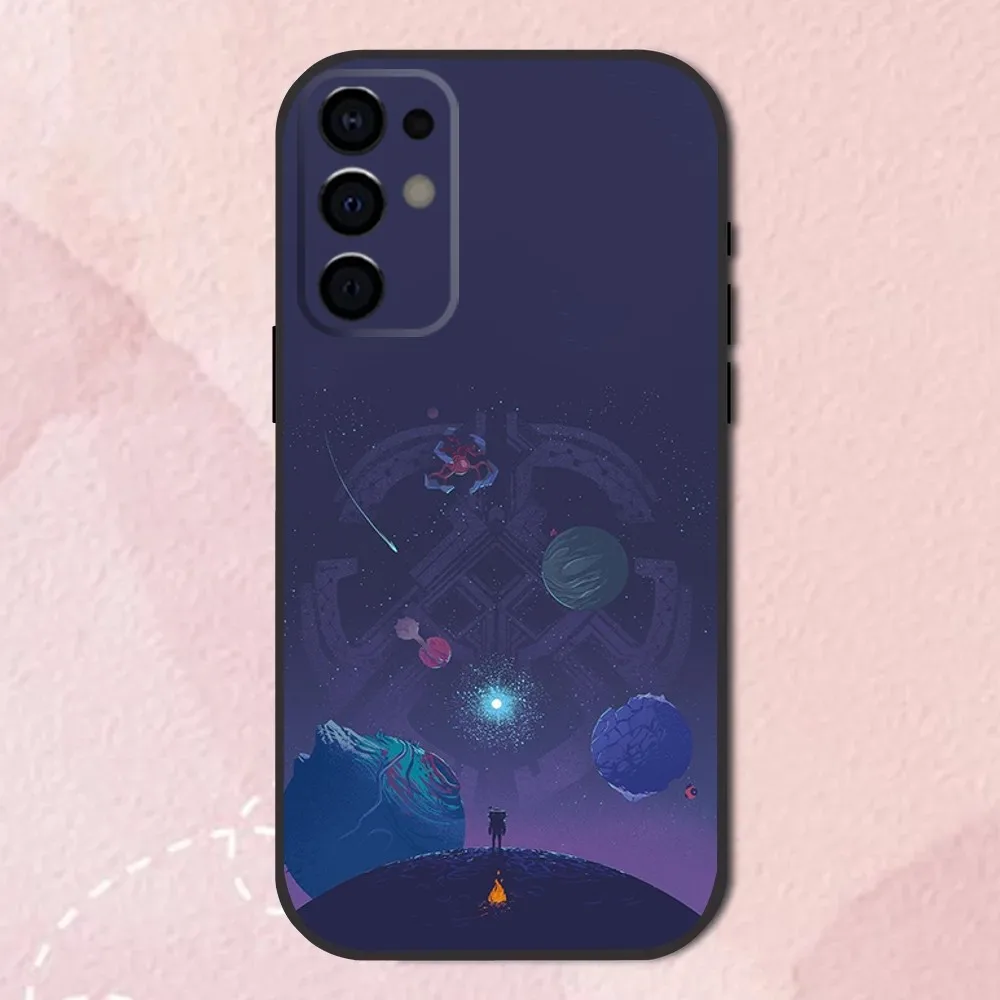 O-Outer Wilds Game Phone Case For Samsung S24,S21,S22,S23,S30,Ultra,S20,Plus,Fe,Lite,Note,10,9,5G Black Soft Shell