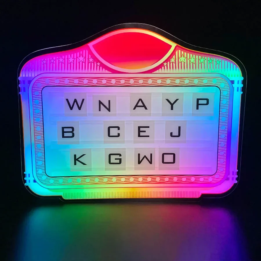 OEM Custom LED message board sign Display VIP service 26pcs letter LED letter board billboard bottle presenter for nightclub bar