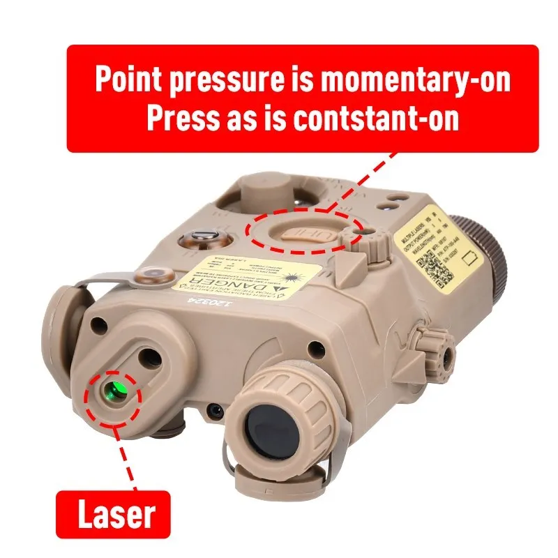 Wadsn taktische PEQ-15 laser vereinfachte Version nur roter Punkt blau grün Laser visier zeiger kein ir Licht Jagd waffen anzeige