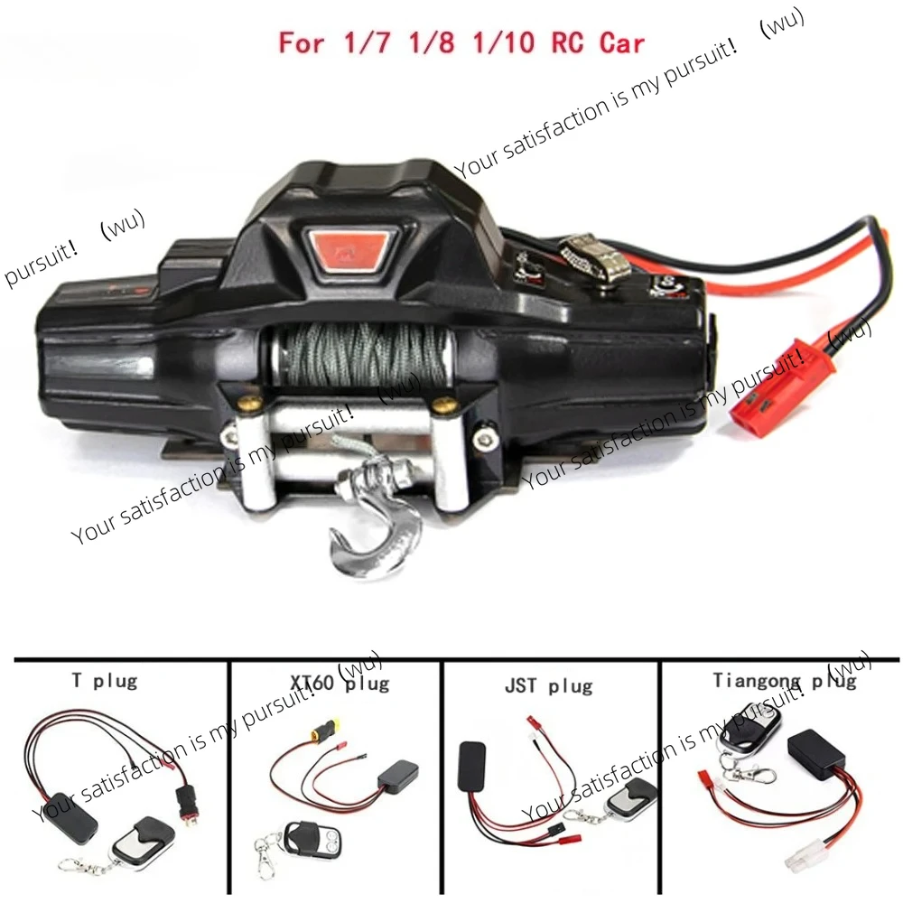 

Metal Automatic simulation Simulated Winch for 1/10 1/8 RC Crawler Car Axial SCX10 III 90046 D90 TRX4 TRX-6 D110 90046 Redcat