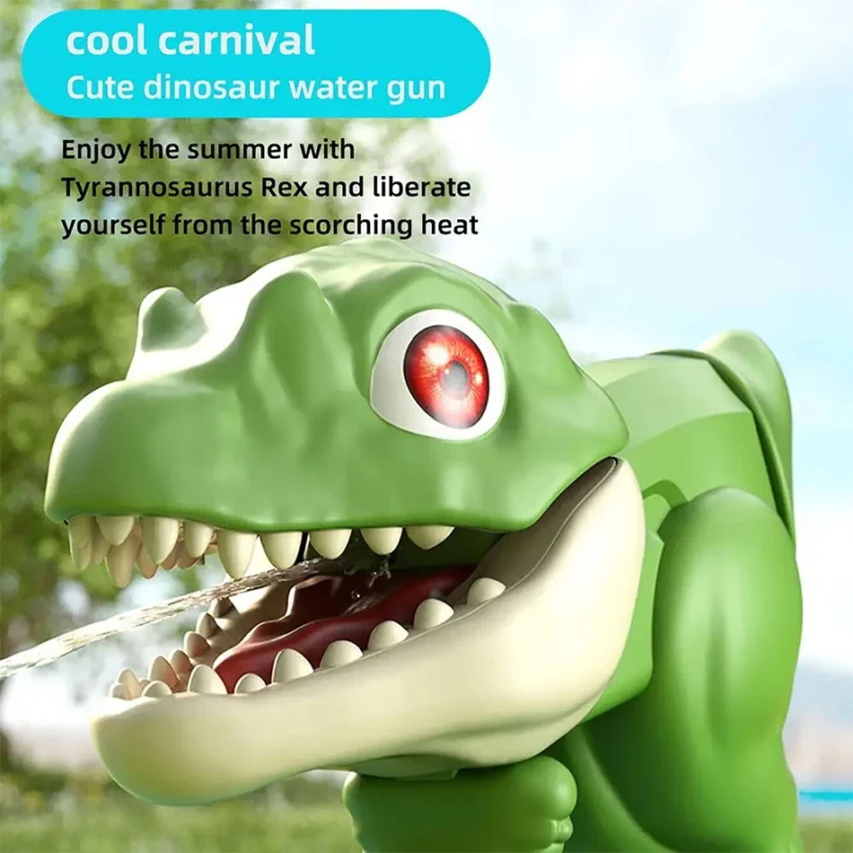 2025 Children Cartoon Dinosaur Gun Pistol Shooting Summer Outdoor Play Water Animal Sports Beach Toys For Boys Adults
