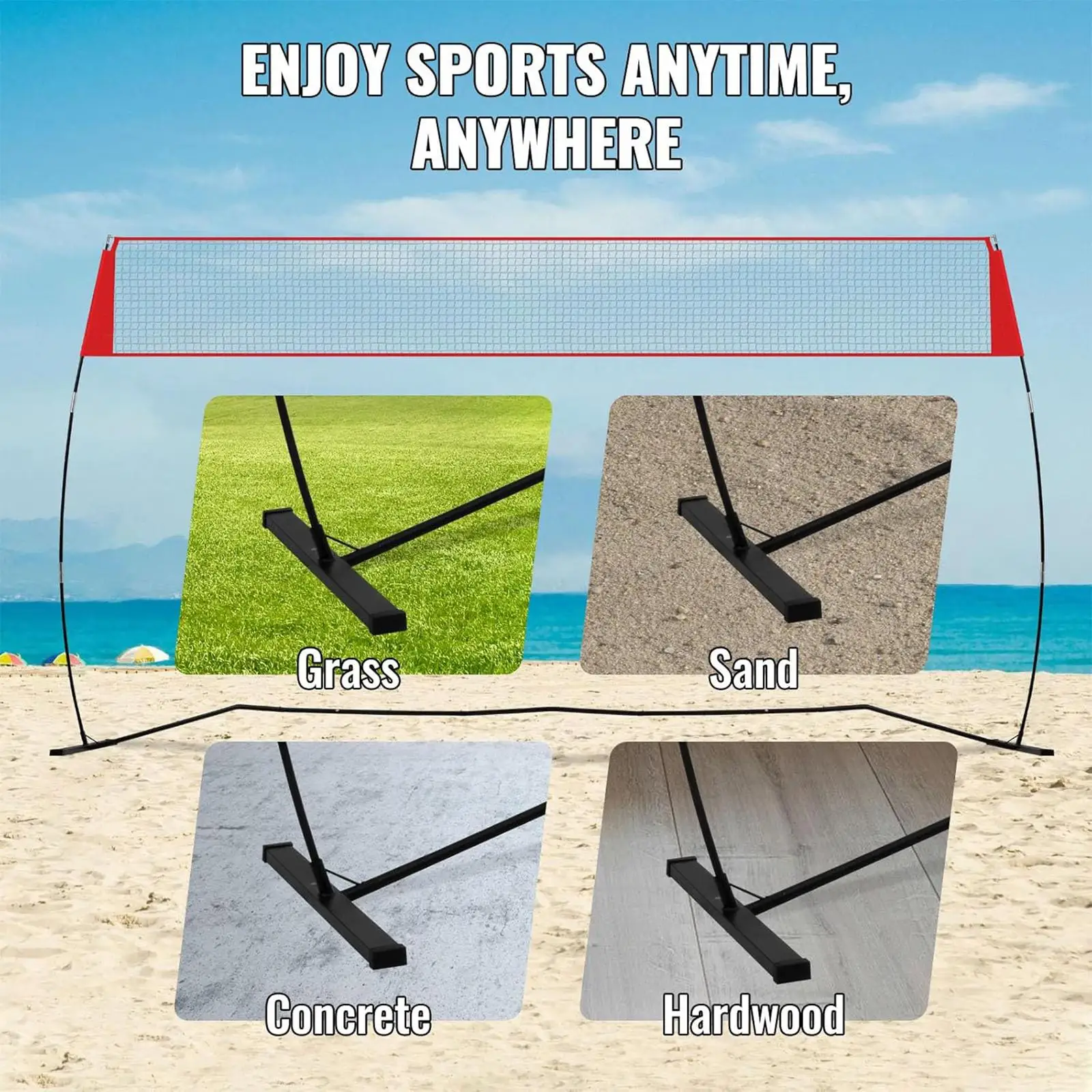 Volleyball Passing Receiving Training Net Large Mesh Portable Setup for Backyard Team Solo Volleyball Supplies