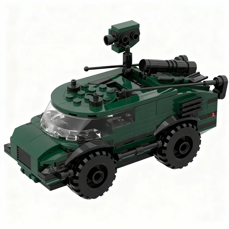 Art Craft Building - 212pcs MOC City NLD Army Fennek