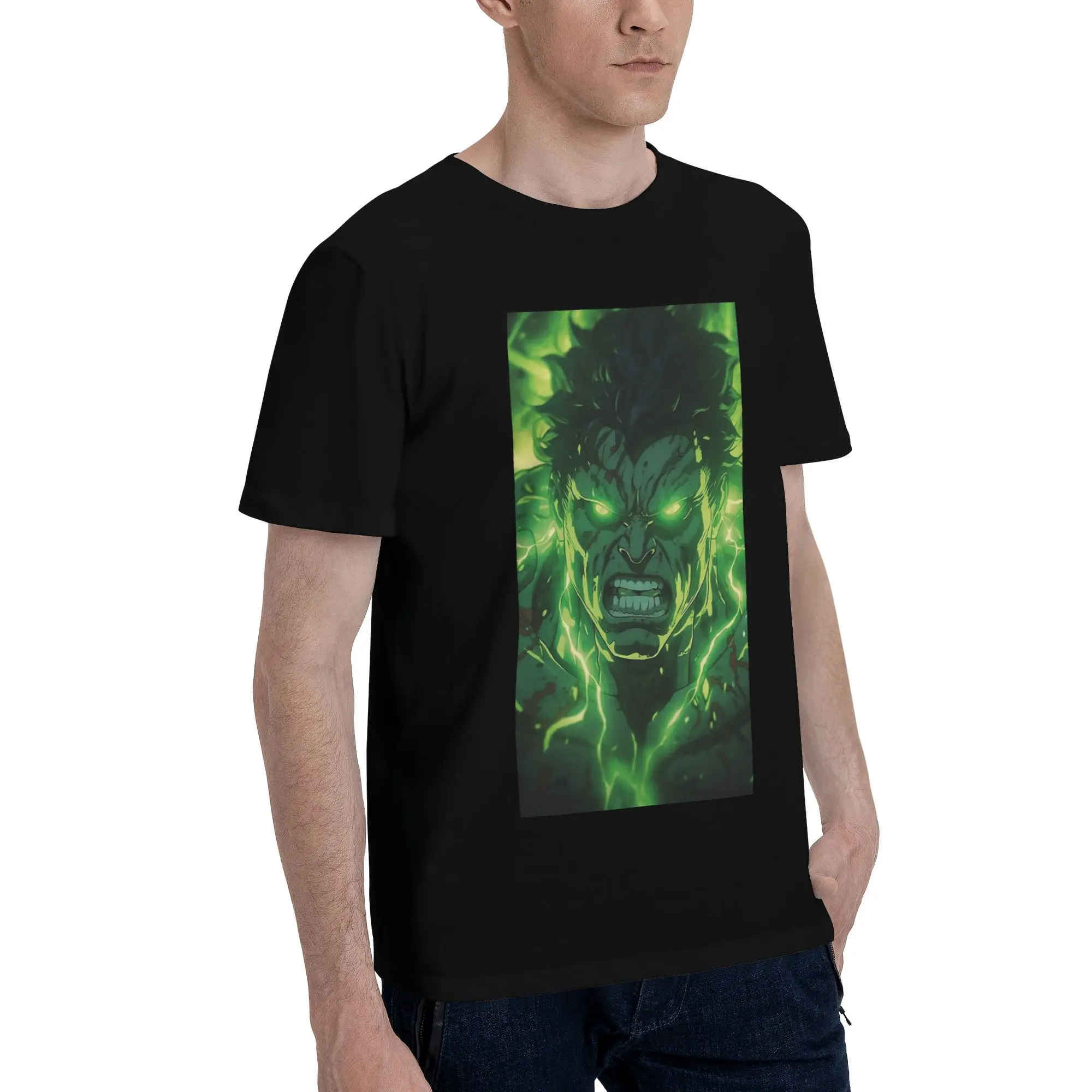 

Мужская футболка «Невероятный папа Халка», большие футболки, мужские хлопковые футболки с круглым вырезом, короткие летние мужские футболки