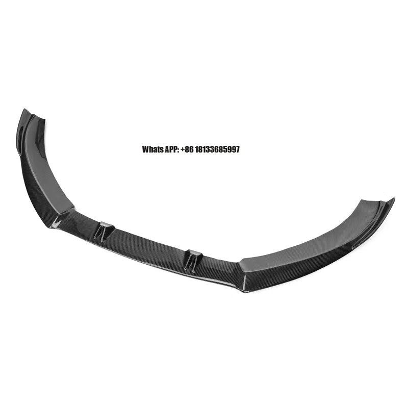 

A4L Front Lip For Audi 2013-2016 B8.5 Sport Front Bumper Lip Real Wet Carbon Fiber Style Front Lip