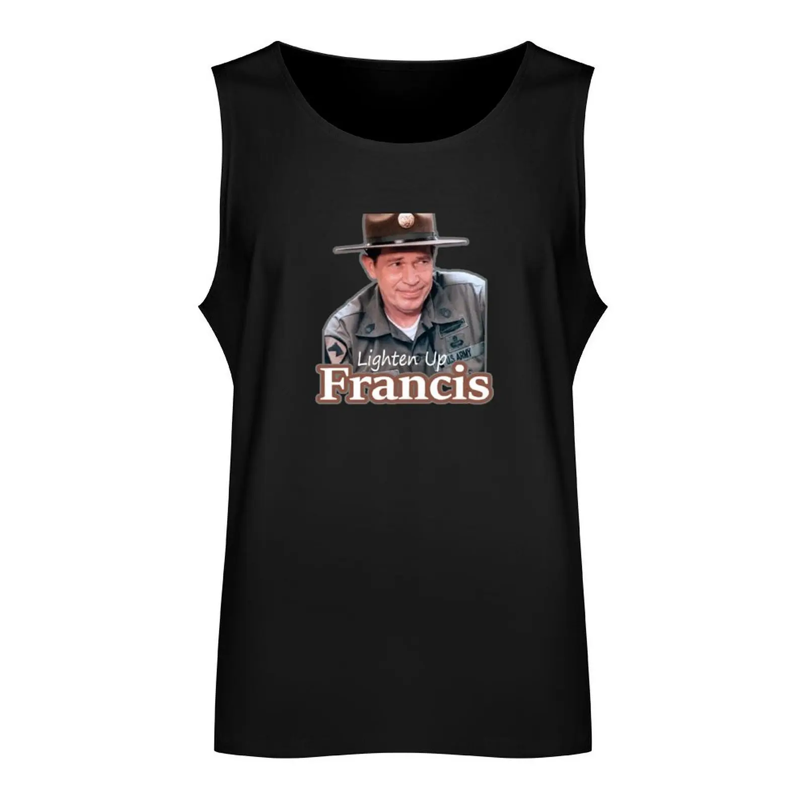 Lighten Up Francis Tank Top sleeveless Bodybuilding shirt Man summer clothes gym accessories men