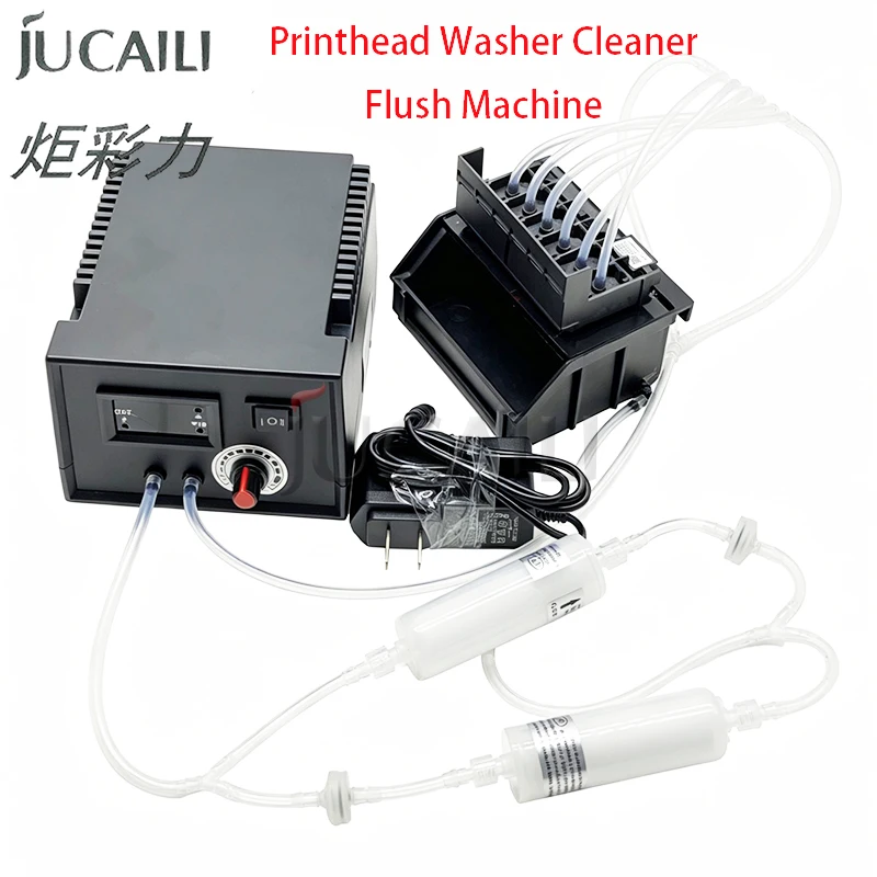 

Устройство для очистки и промывки печатающих головок JUCAILI – для XP600/TX800/4720/i3200/DX5/DX7 – Многоканальный набор для очистки и устранения засоров