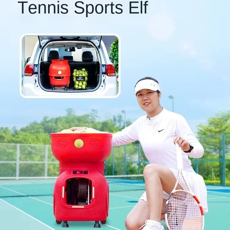 

Portable Automatic Tennis Match Server Trainer ABS Material Ball Self-Trainer