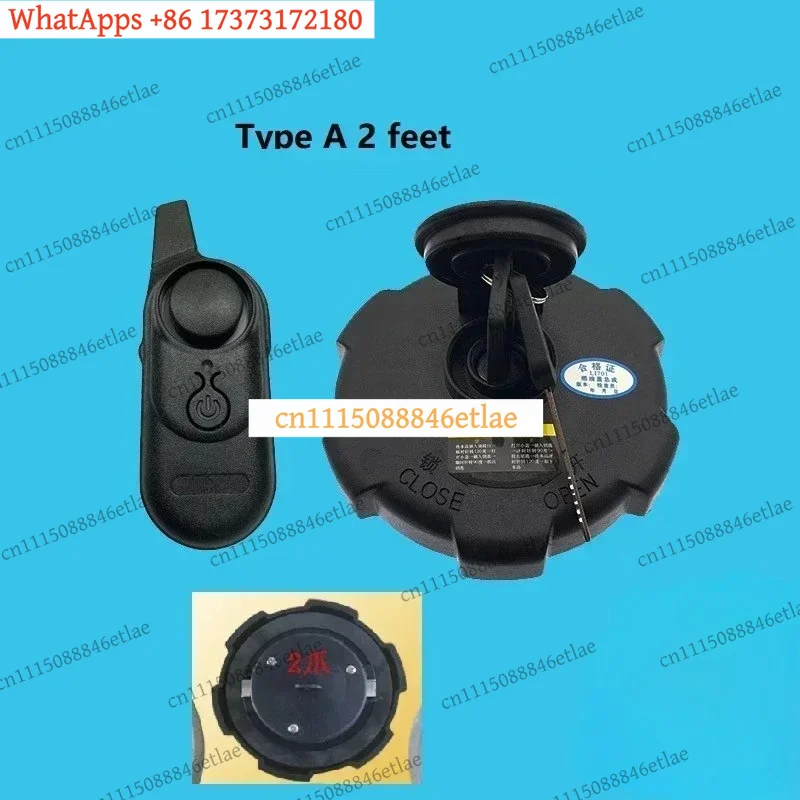 k3 Heavy Duty Truck Fuel Tank Anti-Theft Lock Cap Alarm System Remote Control Induction Security Device with Anti-Skid Belt