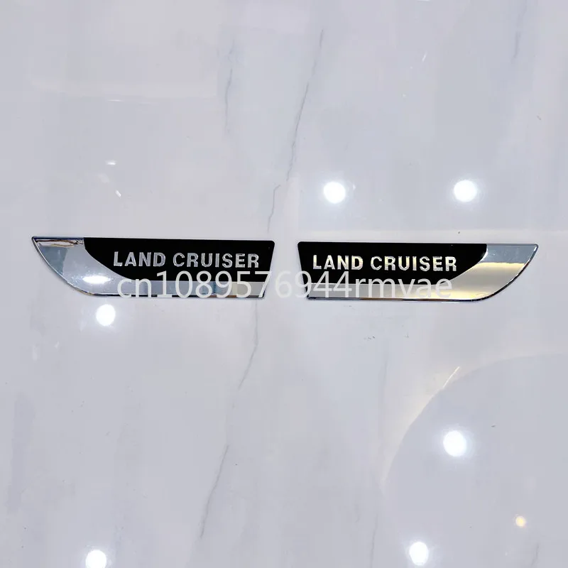 2 قطعة شعار سيارة ABS الحاجز الجانب شعار ملصق لتويوتا لاند كروزر برادو VX TX VX. GXR VXR VXS GXR 2003-2025 اكسسوارات السيارات #5