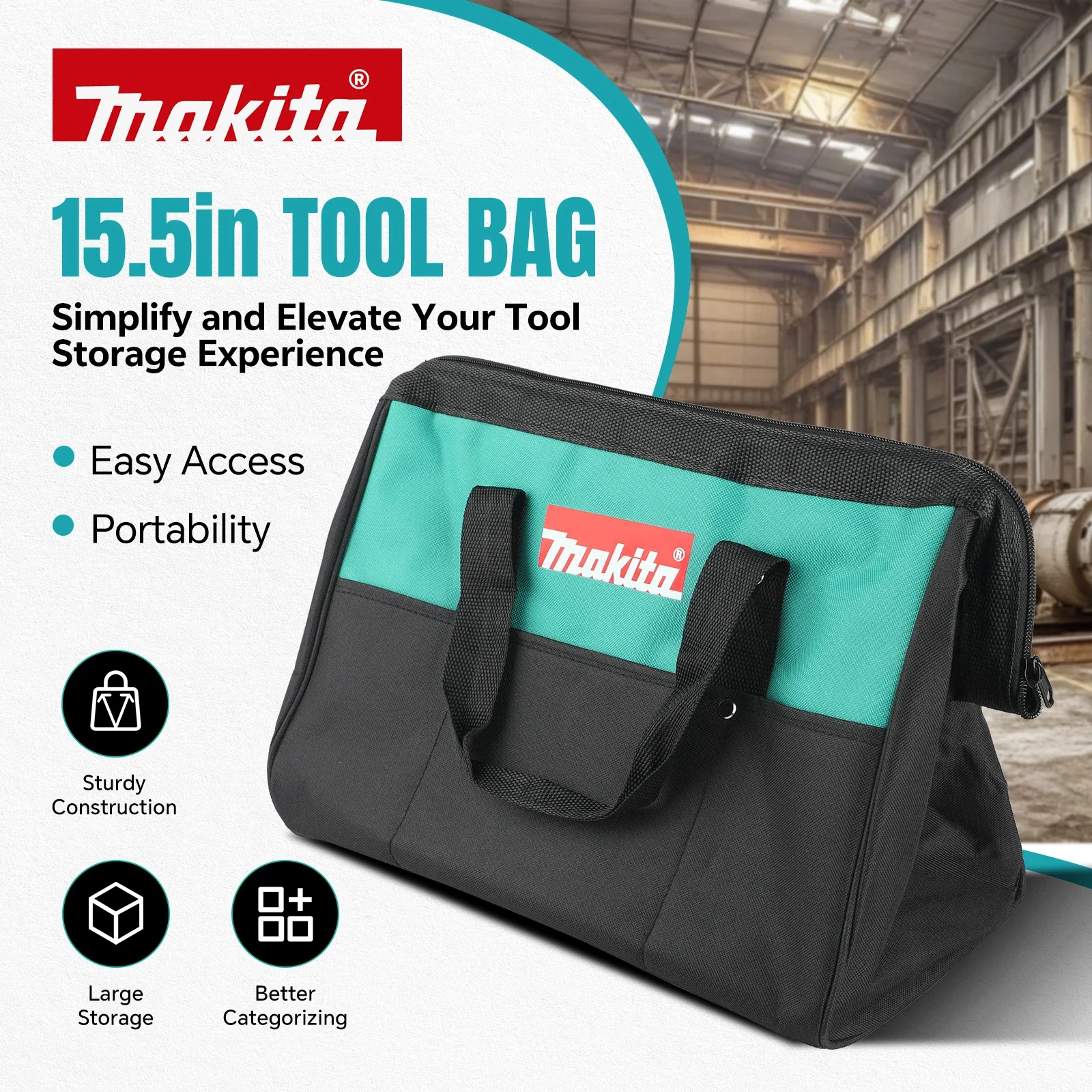 Makita Brushless Screwdriver Machine Tool Kit with Durable Storage Bag DTD172,Delivering Power and Convenience