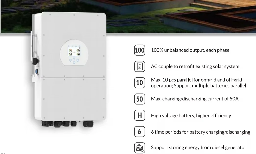 Batteria ad alta tensione DEYE 5kw 6kw 8kw 10kw 12kw 15kw 20kw 25kw Inverter ibrido SUN-25K-SG01HP3-EU-AM2