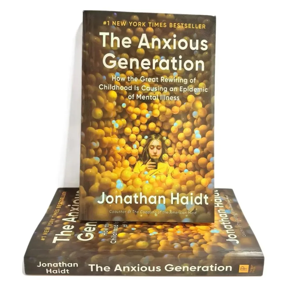 Bview Art The Anxious Generation: NYT Bestseller on Digital Age Anxiety & Mental Wellness Guide