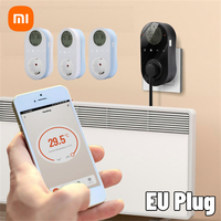 WiFi Digital Thermostat Outlet Plug Outlet Tuya App Voice Control Socket Temperature Controller Home With Touch Button