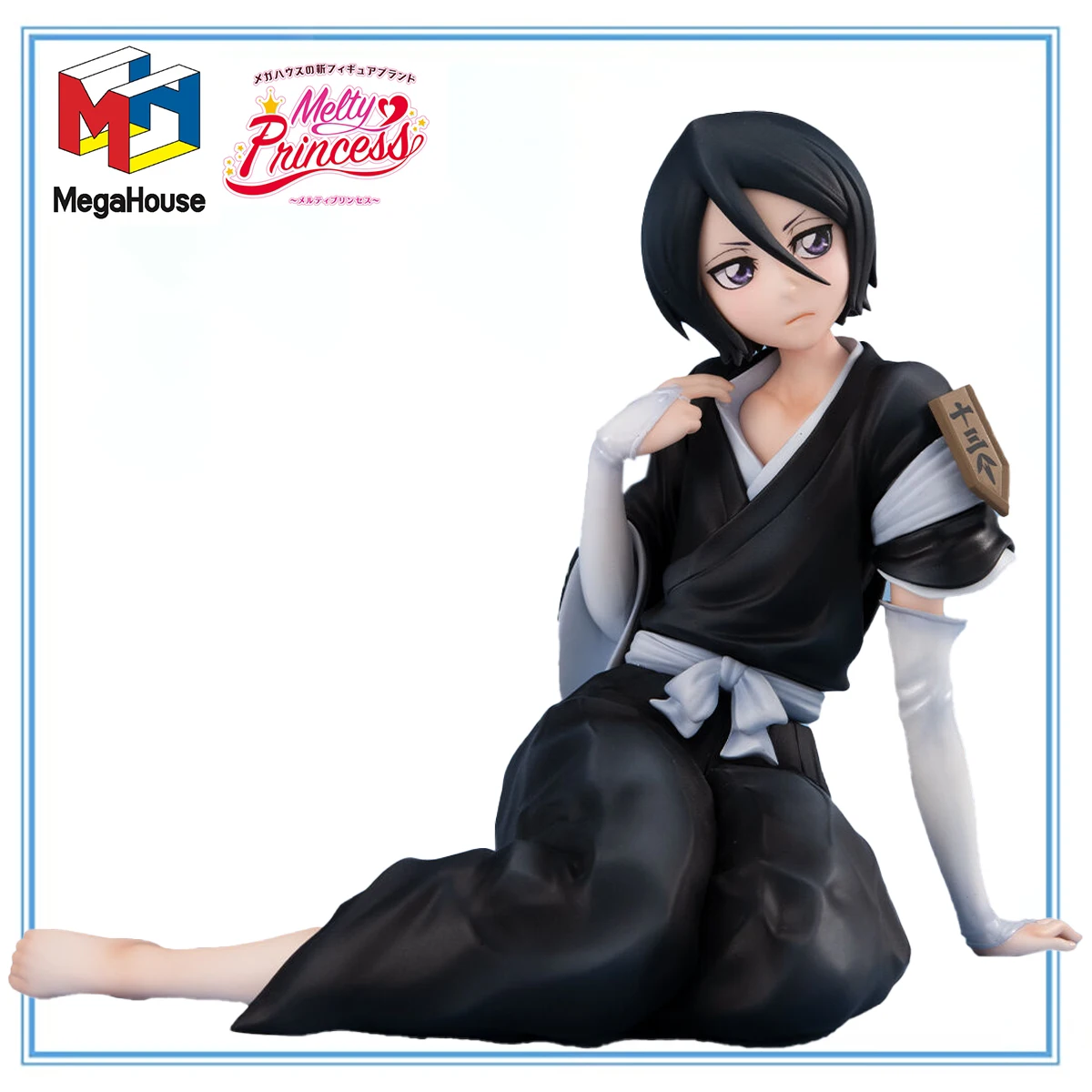

100% Original MegaHouse Melty Princess Bleach Sennen Kessen-hen Kuchiki Rukia Tenohira Model Decoration Anime Figure