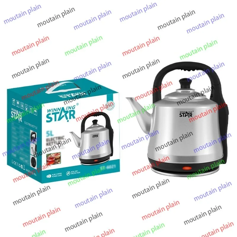 

Household Electric Kettle 5L Capacity Anti-Scald UK Standard In Stock