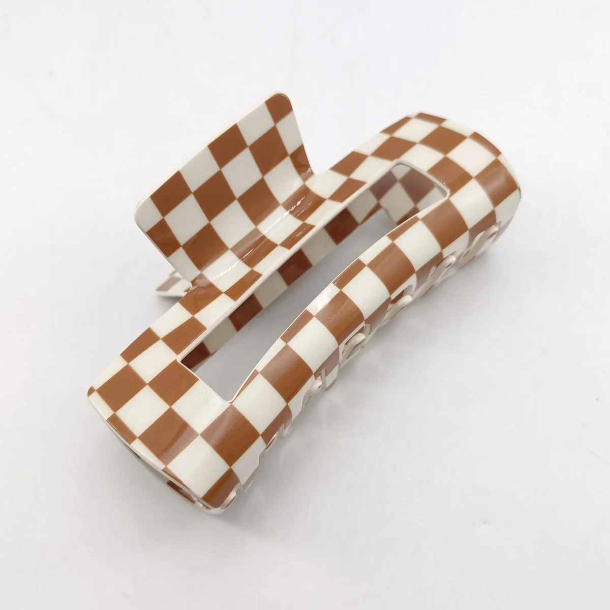

Oversize 12.5 Checkered Large Hair Claw Clip for Women Girl Cute Strong Hold Clip Hair Barrettes Hair Accessories for Thick Hair