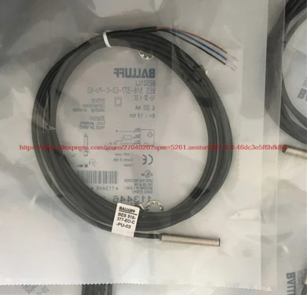 100% NEW BES 516-377-E0-PU-03 Proximity Switch DC PNP Normally Closed Inductive Sensor