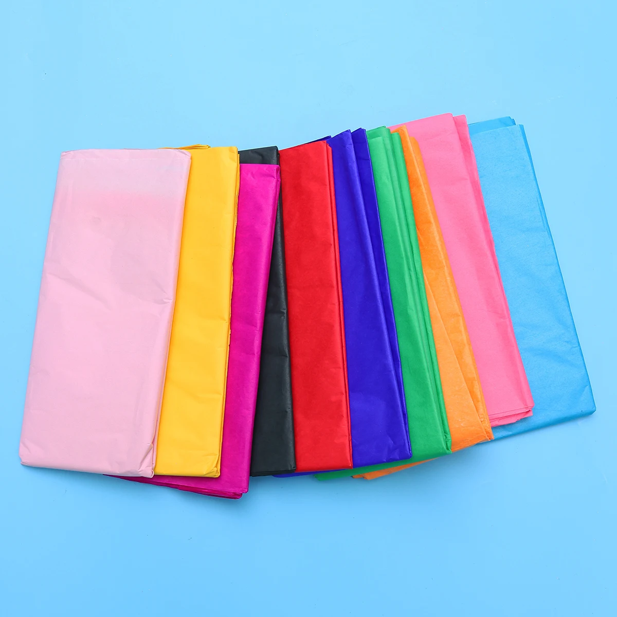 Papier Origami coloré, 100 pièces, emballage de tissus colorés, couleurs assorties, emballage cadeau artisanal, fournitures de projets fins