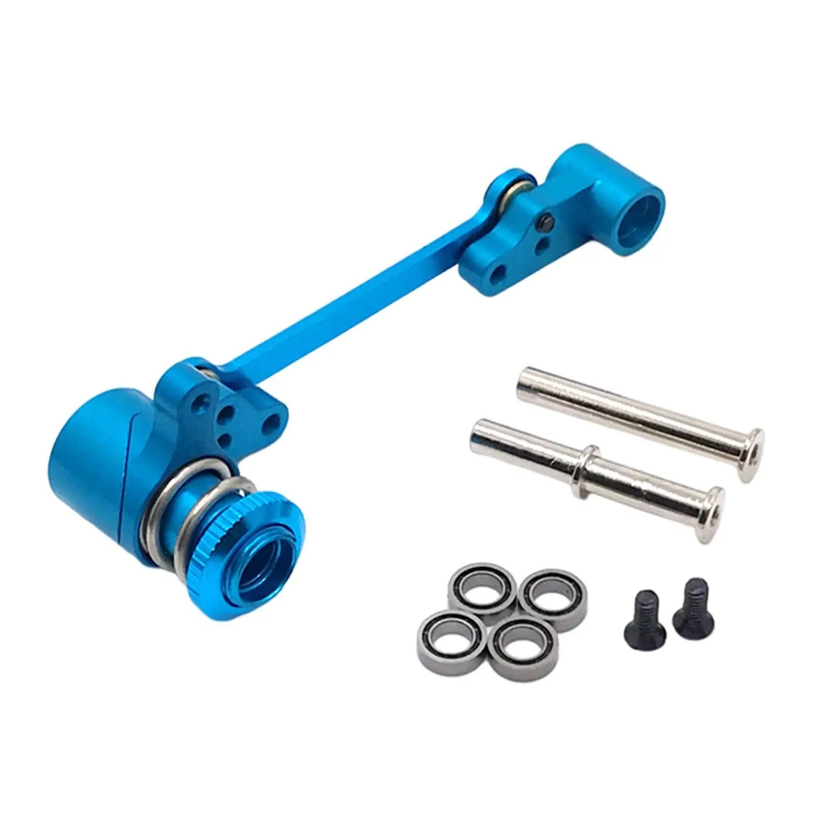 RC Car Steering Group Sturdy Metal Assembly for Wltoys 1/12 1/14 Chassis Upgrade Accessories