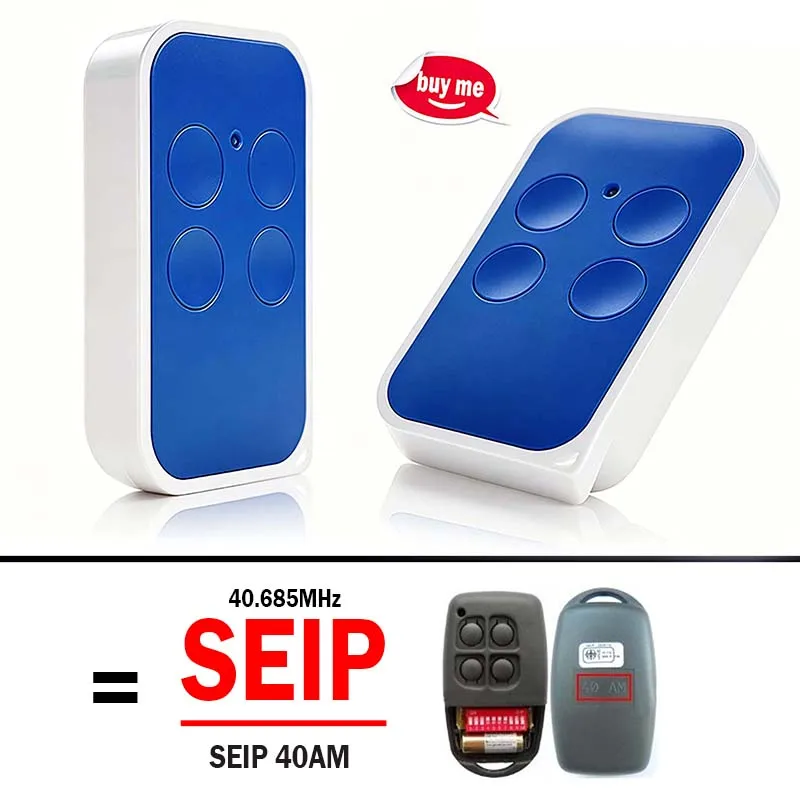 For SEIP 40AM 40 AM 40.685MHz Electric Gate Garage Door Remote Control Opener 40MHz Fixed Code SEIP40AM Hand Transmitter
