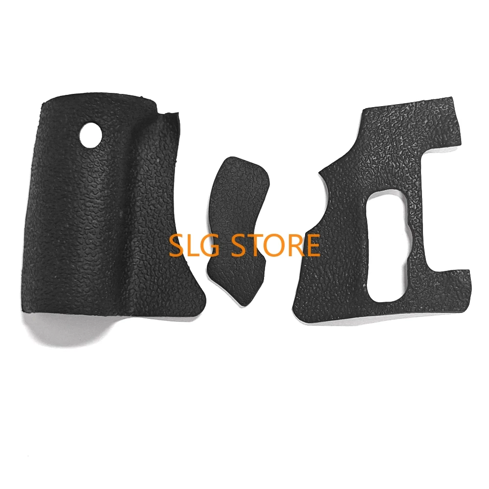 A Set of 3 PCS New Front Grip Side Back Thumb Rubber Cover Unit for Canon EOS 600D Rebel T3i Kiss X5 + Adhesive Tape