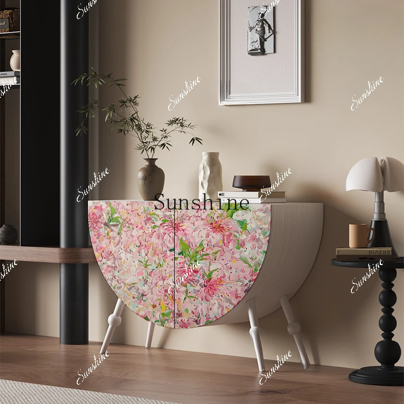 Modern Simple Home Balcony Storage/Decorative Side Cabinet at the End of the Corridor  FT