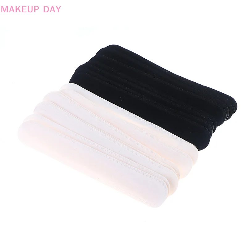 10Pcs Disposable Absorbent Sweatband Collar Protector Neck Hat Against Sweat Stains Liner Pads