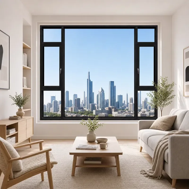 for Heat-Breaking Aluminum Casement Sliding Windows Double-Glazed Energy-Saving Custom Meet Energy Star Standard