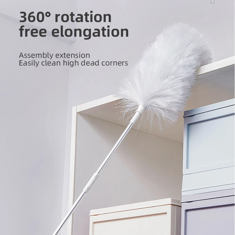 Xiaomi Youpin Household Electric Feather Duster Handheld Retractable Dust Brush Computer Car Dust Collector USB Charging New