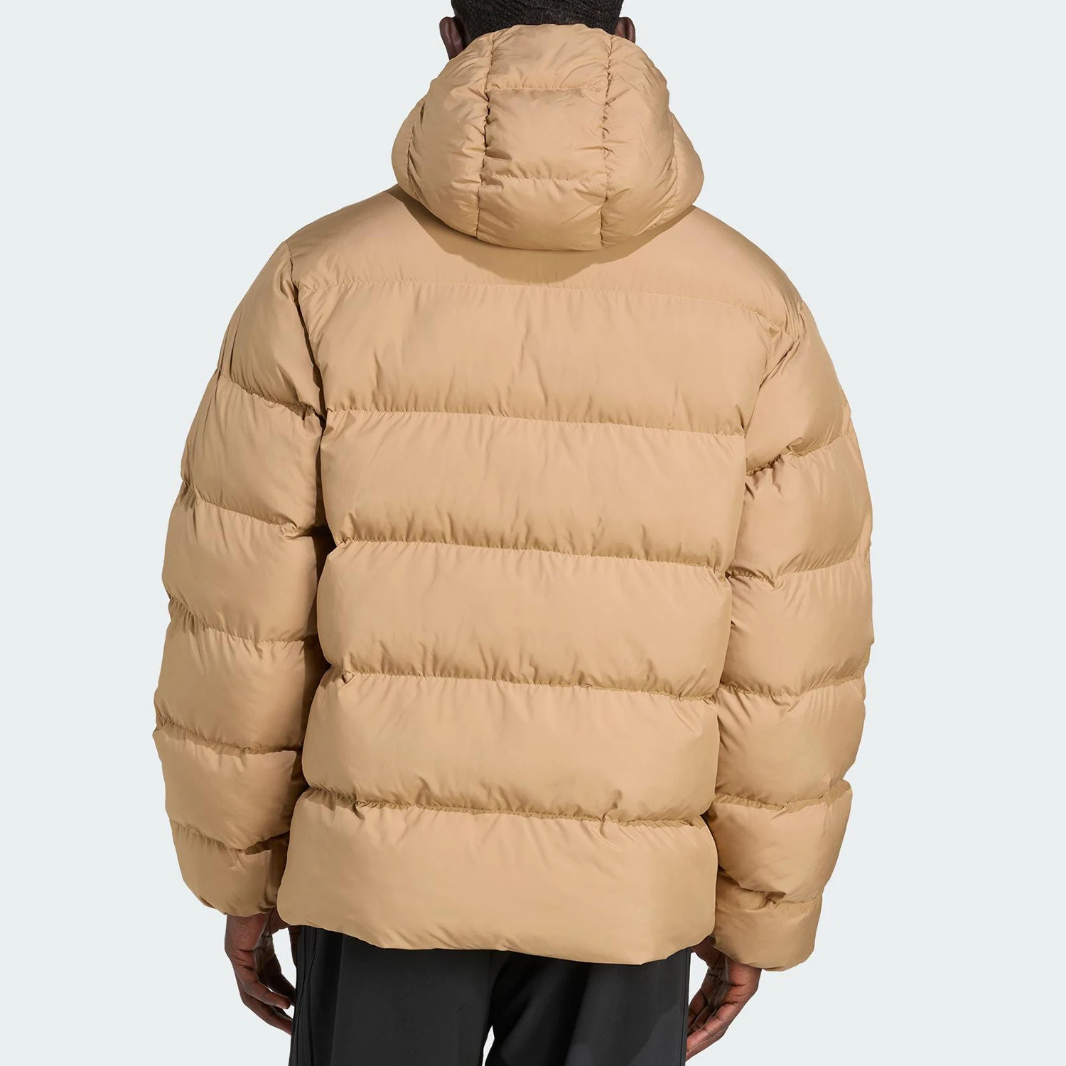 Adidas genuine clover men's hooded warm woven bread cotton jacket JX4121