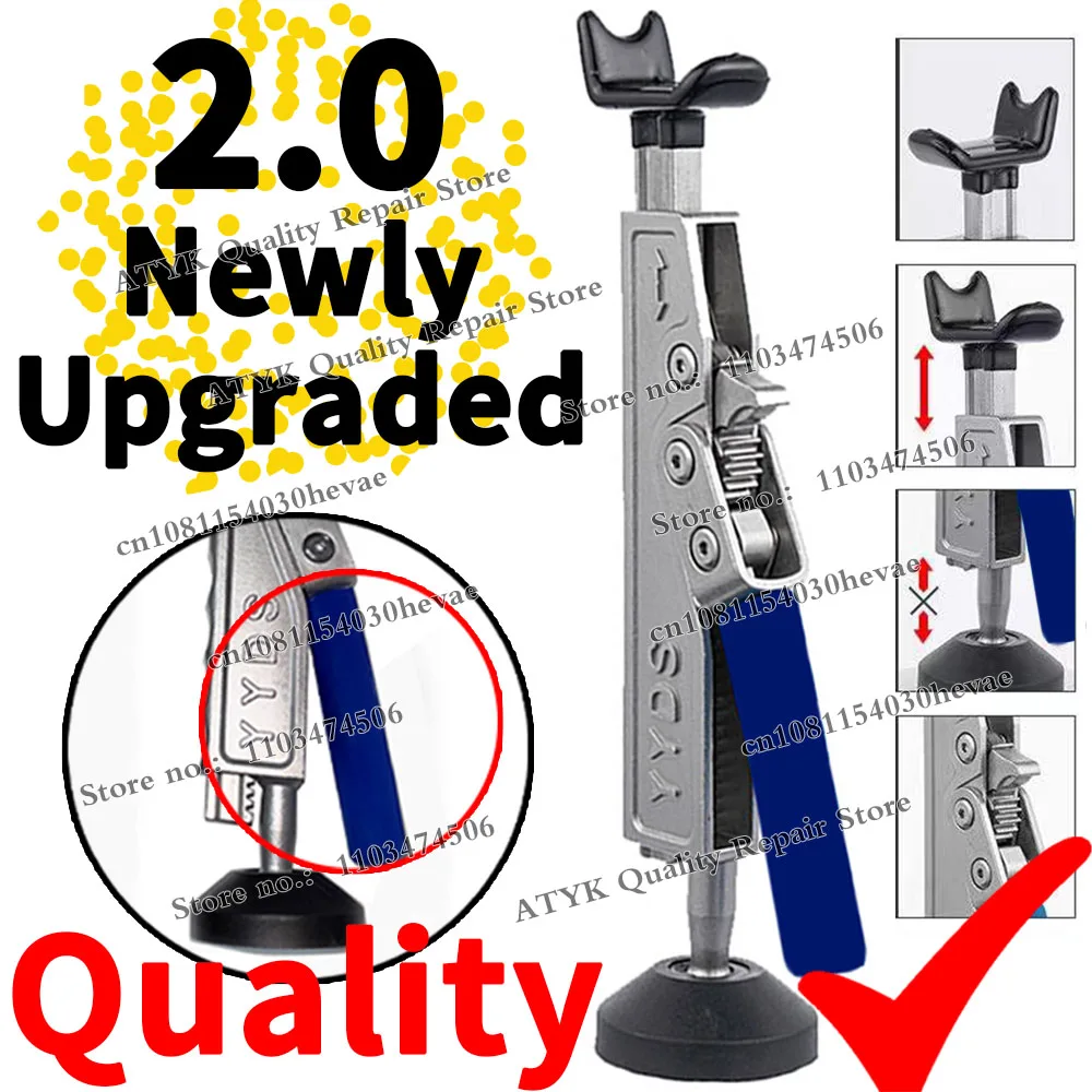 2026 Motorcycle Lift Kit 2.0 Portable stainless steel chain Ratchet lifting structure adjust car Clean quick lifting lowering