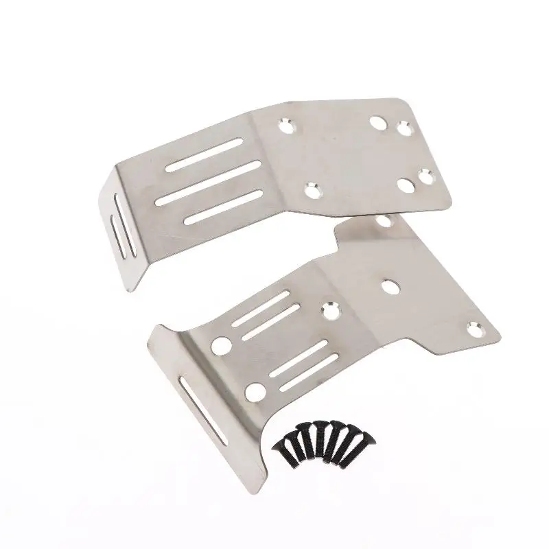 Protector de armadura duradero de acero inoxidable para coche NXGEN DT04 58741 1/10 RC, piezas de protección contra choques, accesorios para coche de juguete