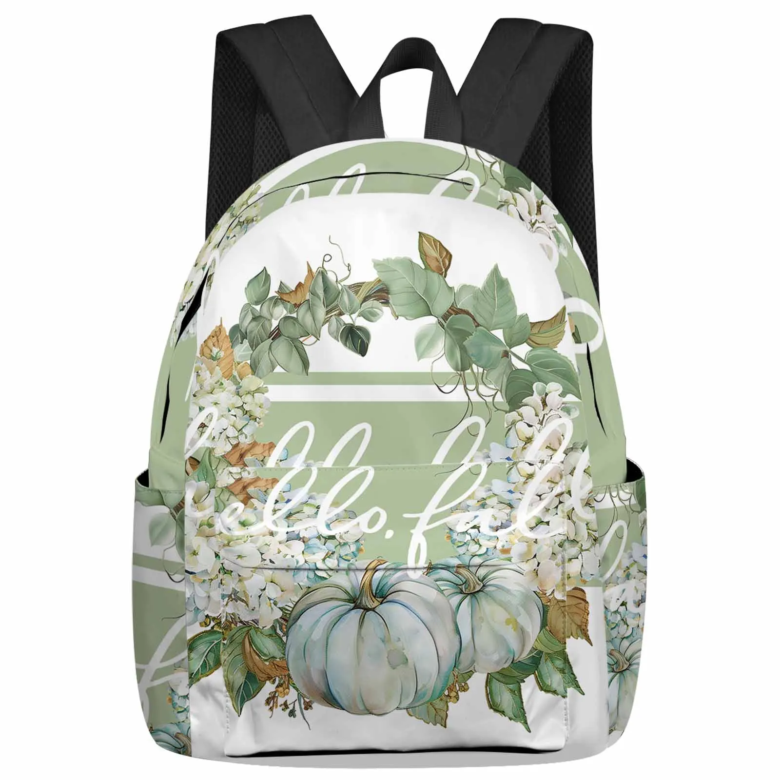 

Autumn Thanksgiving Pumpkin Backpacks Teenagers Student School Bags Laptop Custom Backpack Men Women Travel