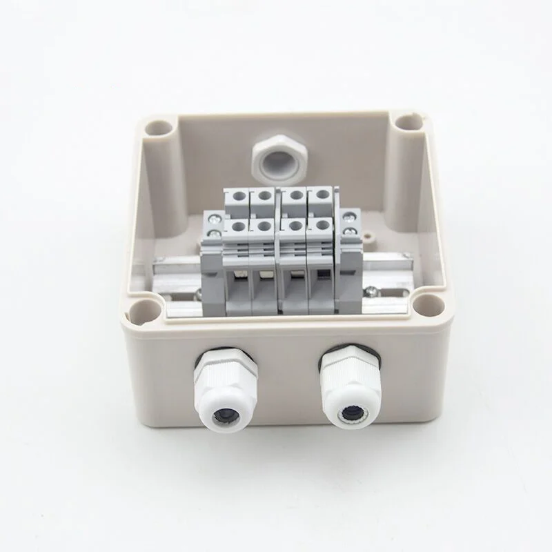 Outdoor ABS Waterproof Terminal Box Terminal Junction Box Cable Branch Box waterproof Threading Cable Division Sealing Box