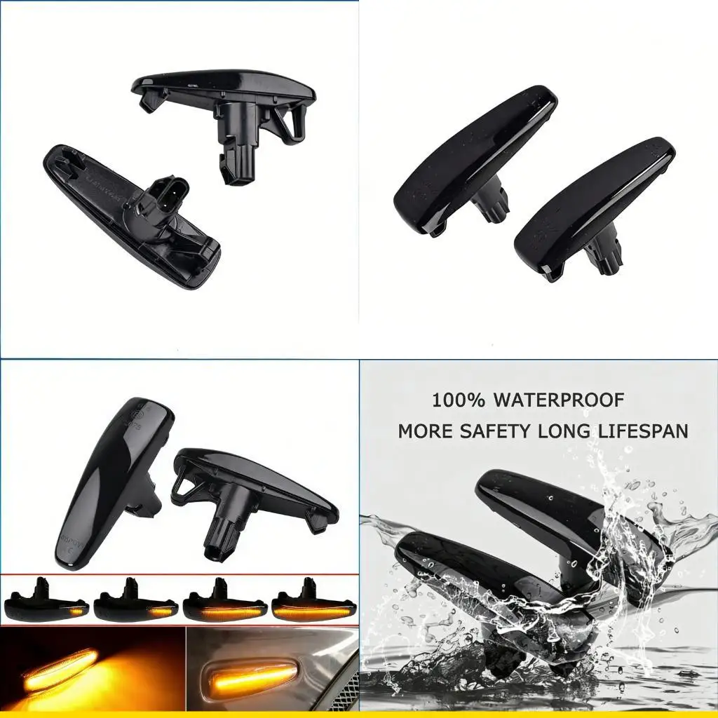 SZCH Set Of 2 High Visibility LED Turn Lights With Sequential Blinking Effect Universal For Sportack 2008-2019