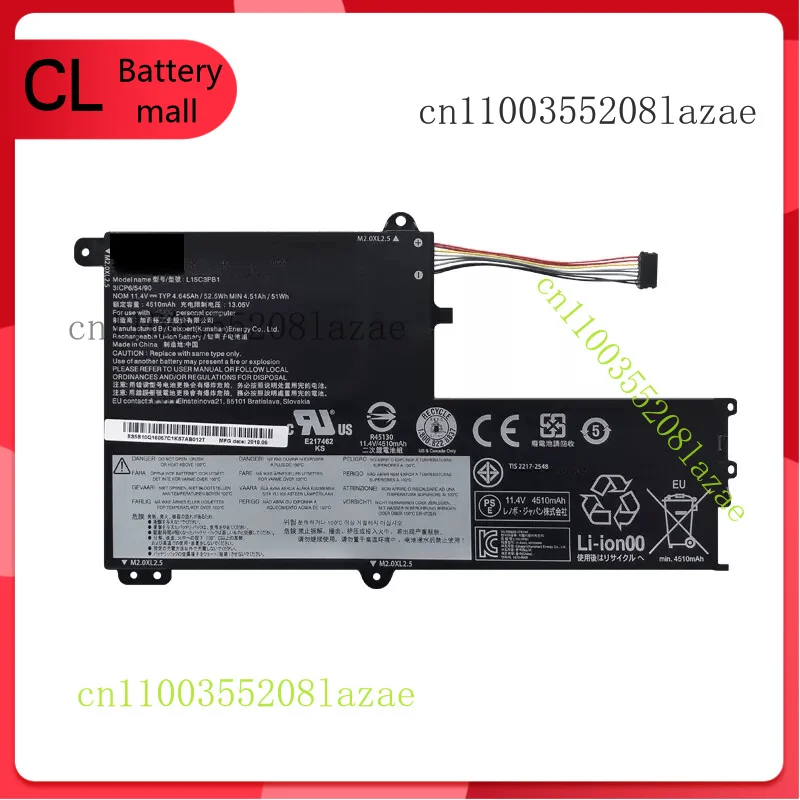 

New Genuine L15L3PB0 L15C3PB1 Battery for Lenovo Flex 4-1470 320S-14IKB Yoga 510