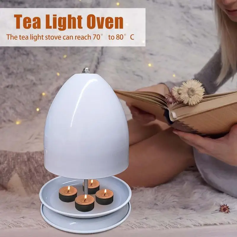 Tea Light Heater Metal Tealight Candle Room Heater Soft Light And Cozy Tea Light Holder And Candle Heating Holder For Offices