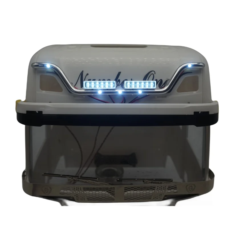 

CNC Front Dome LED Light Spotlight Lamp for Tamiya 1/14 RC Truck Scania 770s Actros Volvo Tractor RC Trailer LESU Tamiya Parts