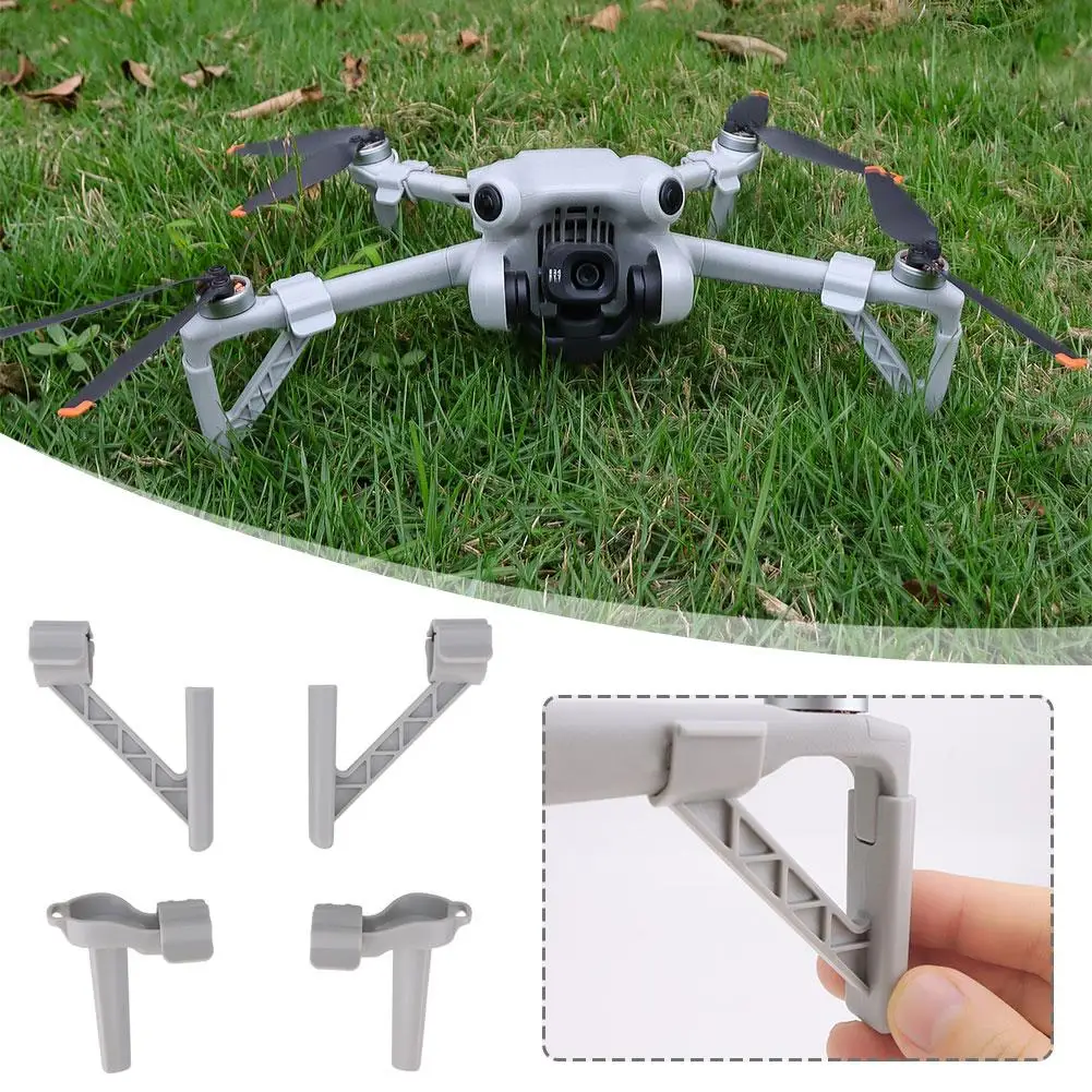 Drone Landing Gear Aerial Camera Extender Elevator Tripod Shuttle Pylon Fall Protection Bracket Support For DJI MINI 4 PRO Z4R7