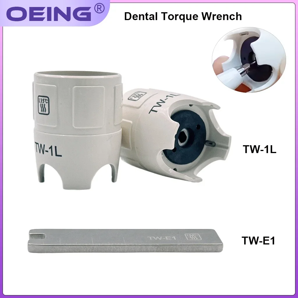

OEING 1 шт., стоматологический динамометрический ключ, наконечники для ультразвукового скалера, динамометрический ключ, автоклавируемый, подходит для EMS Satelec Woodpecker DTE, инструмент для стоматолога