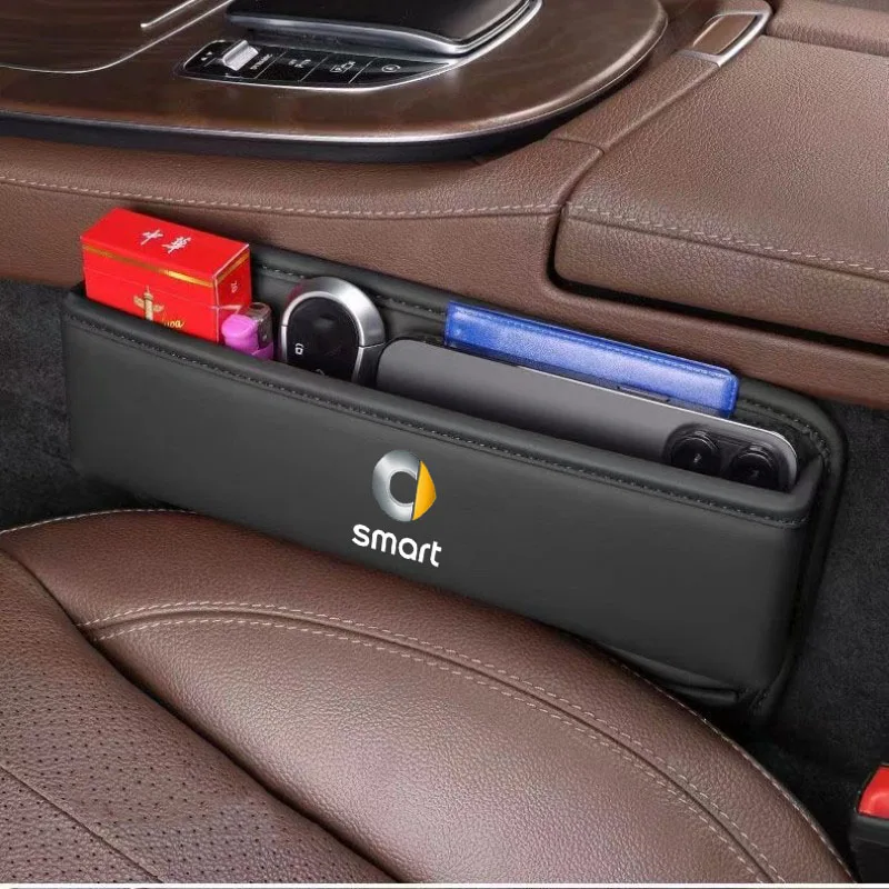 

Car Seat Organizer Crevice Storage Box Car Organizer Gap Slit Filler Holder For Smart Eq Fortwo Forfour 453 451 452 450